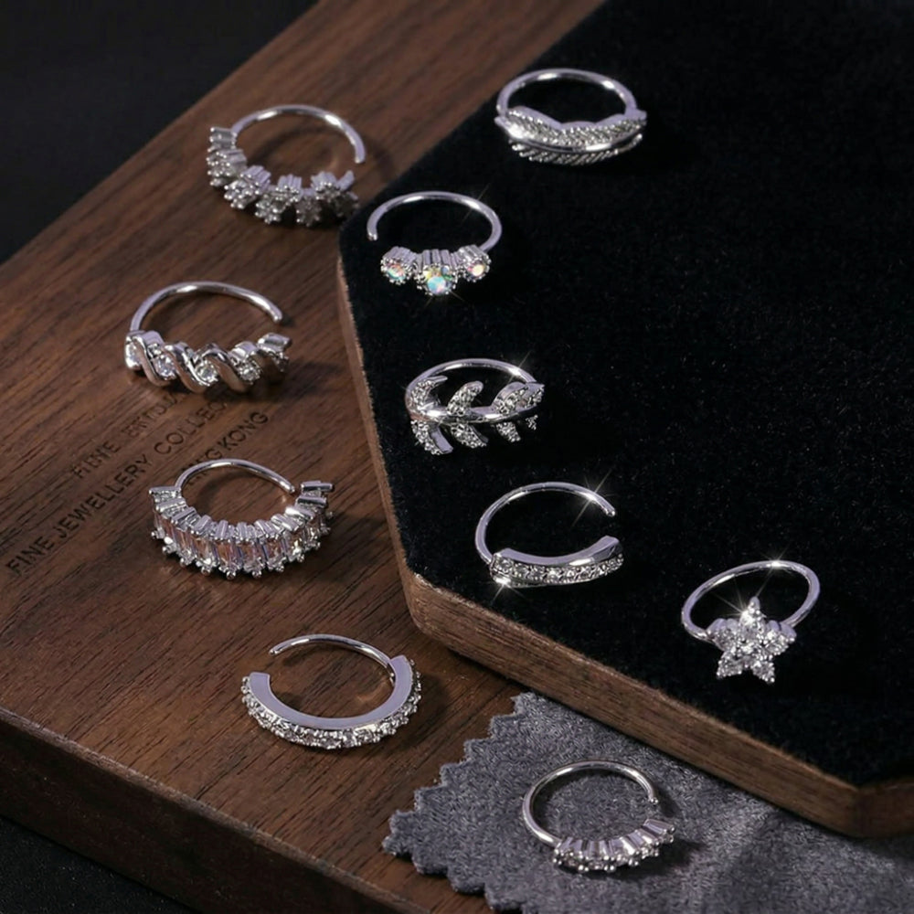 DULAUS body jewelry set styled for streetwear outfit