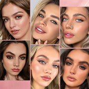 11PCS Copper Alloy Nose Studs Set For Women With Blue Zirconia, Mixed Flower Butterfly Heart Shape Nostril Piercing Jewelry, Dainty L-Shaped Nose Rings Pack