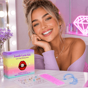 DIY Smile Charm Decoration Set, Mixed Shape Crystal Rhinestones with Beauty Tools, Sparkling Fashion Accessory Kit