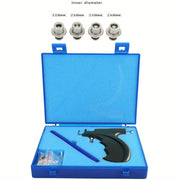 Sterling Silver Ear Stud & Body Jewelry Accessory Set, Unisex Style
