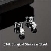 Bold ear piercing gun kit, equipped with 20 pairs of medical stainless steel finish stainless steel gun nail earrings, suitable for home use in body, nose and lip salons