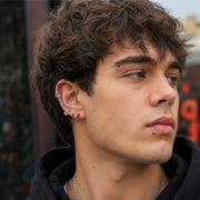 143PCS Ear Stud & Body Jewelry Accessory Set, Unisex Style
