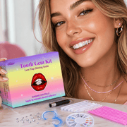 DIY Smile Charm Decoration Set, Mixed Shape Crystal Rhinestones with Beauty Tools, Sparkling Fashion Accessory Kit