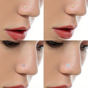 134 Pcs Everyday Styling 316 Stainless Steel Piercing Jewelry Kit, Nose Rings Navel Belly Tongue Lip Studs Tool Set