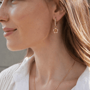 18PCS 14K Gold & Silver Plated Nose Rings And L-Shaped Studs Set, CZ Dangle Hoop Earrings For Cartilage Helix, Women's Piercing Jewelry